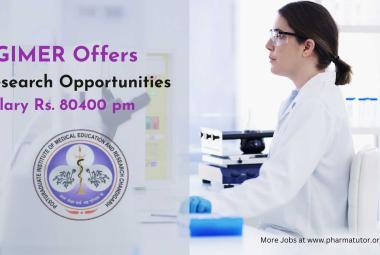 PGIMER Offers Research Opportunities