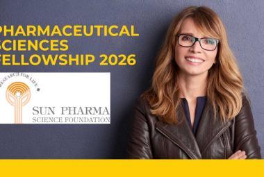 Pharmaceutical Sciences Fellowship 2026 by Sun Pharma Science Foundation