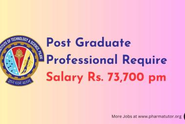 Post Graduate Professional Require at BITS Pilani Campus