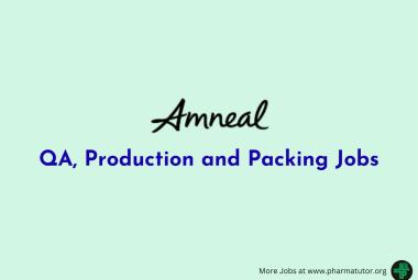 QA, Production and Packing Jobs at Amneal Pharma