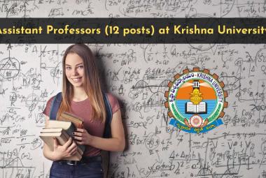 Recruitment for Assistant Professors at Krishna University