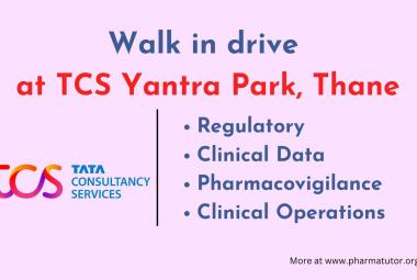 Regulatory, Clinical Data, Pharmacovigilance, Clinical Operations Jobs at TCS Life Science