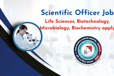 Scientific Officer Job at HBCH&RC