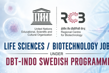 Life Sciences / Biotechnology Job under DBT-Indo Swedish Programme