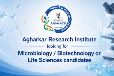 Agharkar Research Institute looking for Microbiology / Biotechnology or Life Sciences candidates