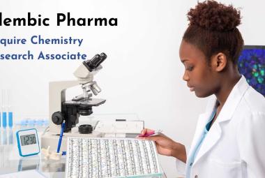 Alembic Pharma Require Chemistry Research Associate