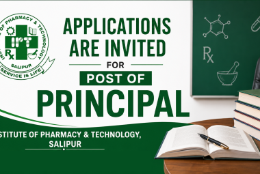 Applications are invited for post of Principal at Institute of Pharmacy & Technology, Salipur