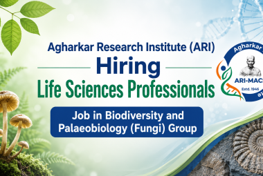 ARI Hiring :  Life Sciences Professionals Job in Biodiversity and Palaeobiology (Fungi) Group