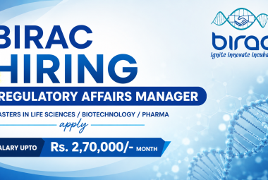BIRAC Hiring Regulatory Affairs Manager 
