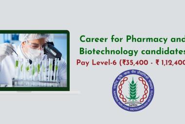 Career for Pharmacy and Biotechnology candidates at NABI