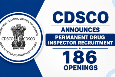 CDSCO Announces Permanent Drug Inspector Recruitment
