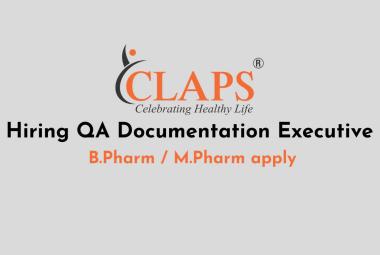 CLAPS Industries Hiring QA Documentation Executive
