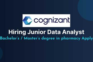 Cognizant Hiring Junior Data Analyst