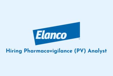 Elanco Animal Health Hiring PV Analyst