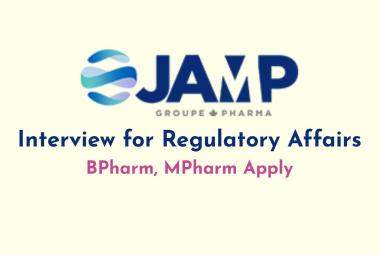 Interview for Regulatory Affairs at JAMP India Pharmaceuticals
