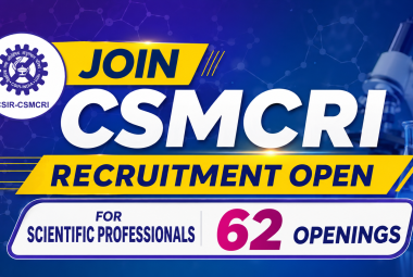 Join CSMCRI : Recruitment Open for Scientific Professionals