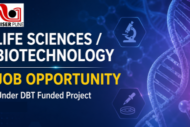 Life Sciences / Biotechnology Job under DBT funded project at IISER