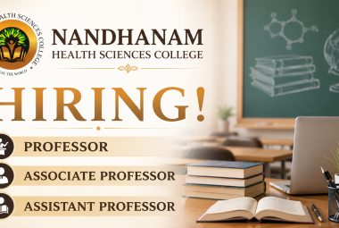 Nandhanam Health Sciences College Hiring Professor, Associate Professor, Assistant Professor