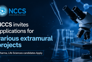 NCCS invites applications for various extramural projects - Pharma, Life Sciences candidates Apply