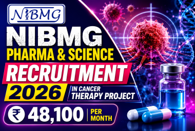 NIBMG Pharma and Science Recruitment 2026 in Cancer Therapy Project