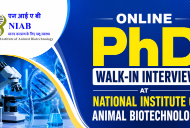 Online PhD Walk-in Interview at National Institute of Animal Biotechnology