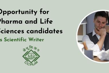 Opportunity for Pharma and Life Sciences candidates to Join CCRUM as Scientific Writer