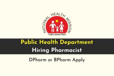 Public Health Department Hiring Pharmacist