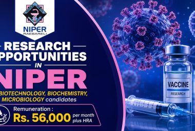 Research opportunities in NIPER for Biotechnology, Biochemistry, Microbiology candidates