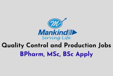 Walk in drive for Quality Control and Production at Mankind Pharma