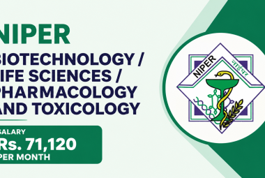 Advertisement for Biotechnology / Life Sciences / Pharmacology and Toxicology at NIPER