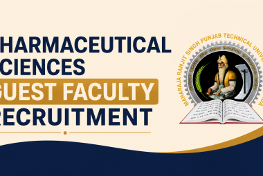 Application are invited for Pharmaceutical Sciences Guest Faculty at MRSPTU