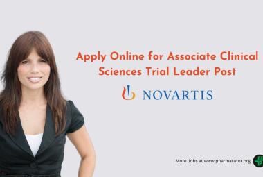 Apply Online for Associate Clinical Sciences Trial Leader at Novartis