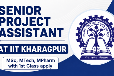 Apply Online for Senior Project Assistant at IIT KHARAGPUR