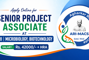 Apply Online for Senior Project Associate at ARI | Microbiology, Biotechnology Apply