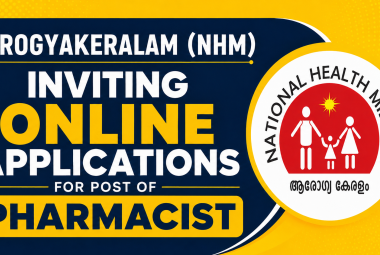 Arogyakeralam (NHM) inviting Online applications for post of Pharmacist
