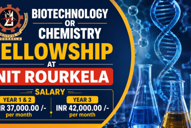 Biotechnology or Chemistry Fellowship at NIT Rourkela