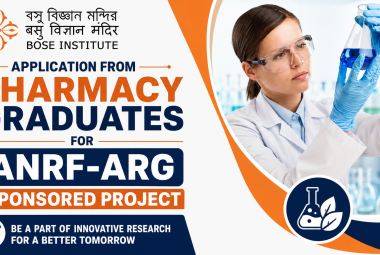 Bose Institute invites application from Pharmacy graduates for ANRF-ARG sponsored project
