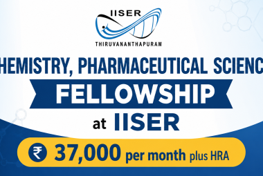 Chemistry, Pharmaceutical Sciences Fellowship at IISER