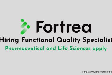 Fortrea Hiring Functional Quality Specialist