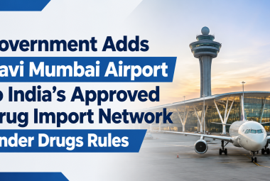 Government Adds Navi Mumbai Airport to India's Approved Drug Import Network Under Drugs Rules