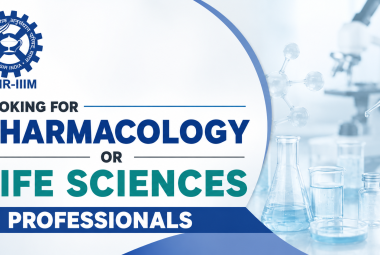 IIIM looking for Pharmacology or Life Sciences Professionals