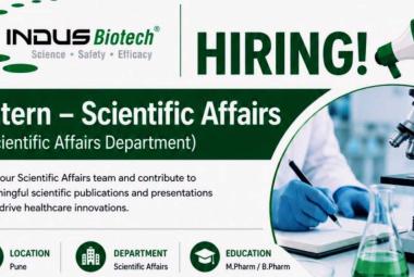 Indus Biotech Require Scientific Affairs Intern