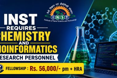 INST requires Chemistry and Bioinformatics research personnel