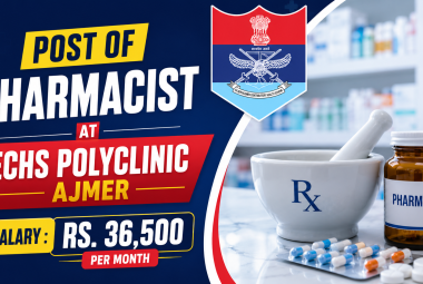 Invites applications for post of Pharmacist at ECHS Polyclinic Ajmer