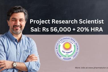 Opportunity for Life Sciences candidates to join JIPMER