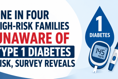 One in Four High-Risk Families Unaware of Type 1 Diabetes Risk, Survey Reveals