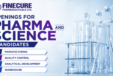 Openings for Pharma and Science candidates in QC, ADL, Manufacturing, Warehouse at Finecure