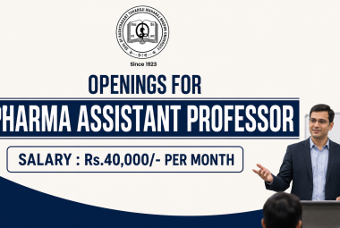 Openings for Pharma Assistant Professor at Rashtrasant Tukadoji Maharaj Nagpur University