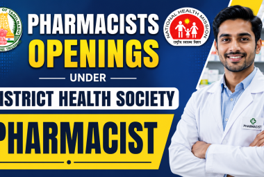 Pharmacists Openings under District Health Society