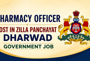 Pharmacy Officer Post in Zilla Panchayat Dharwad